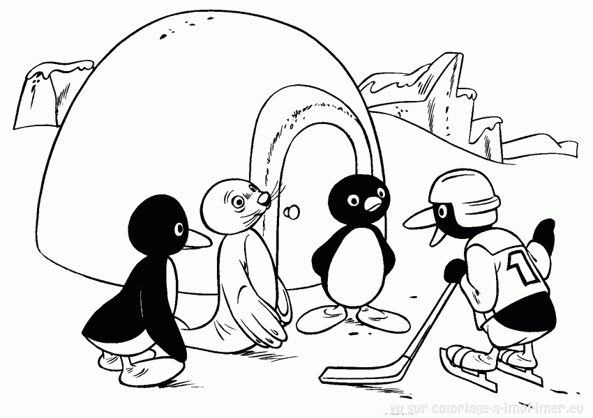 Coloring page: Penguin (Animals) #16906 - Free Printable Coloring Pages
