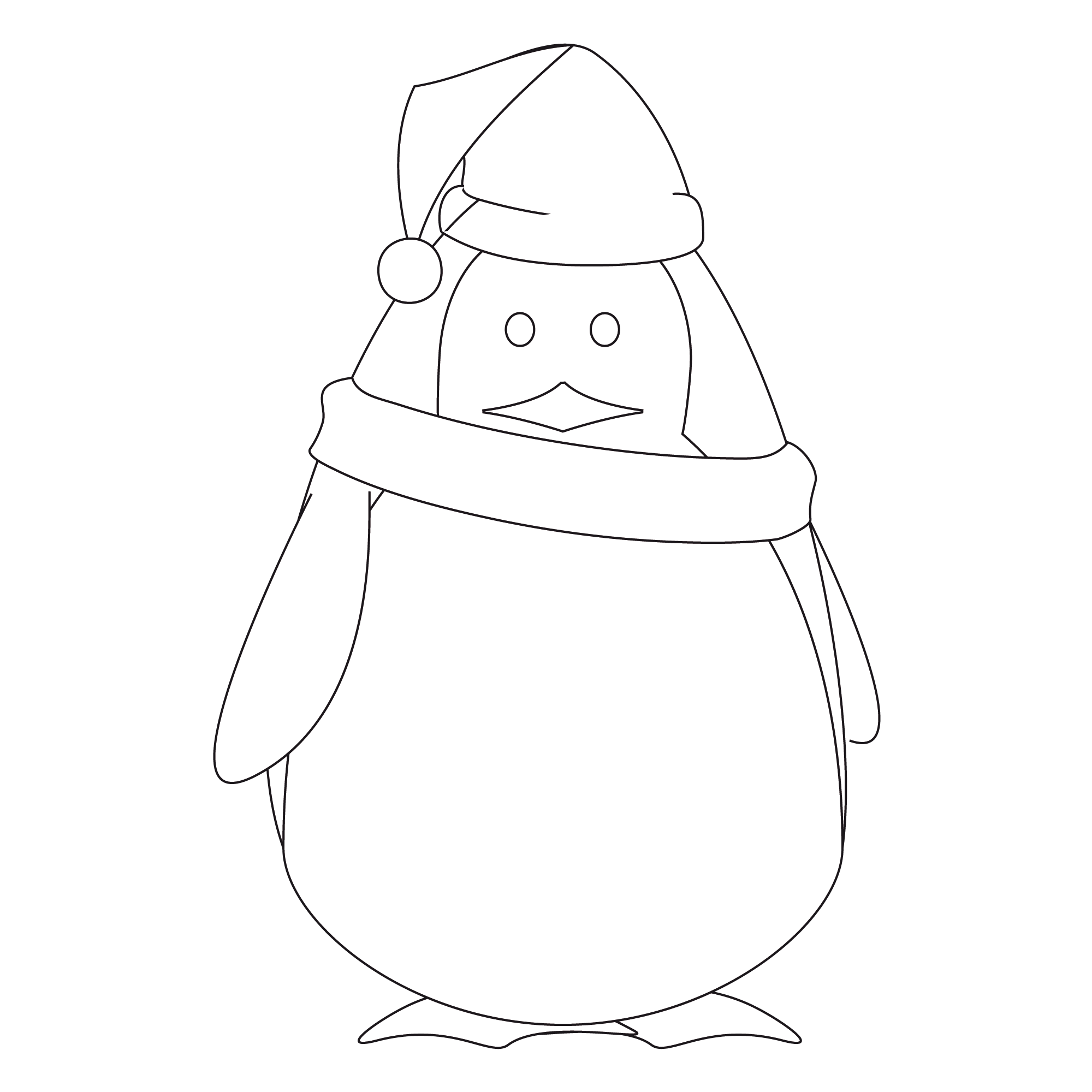 Coloring page: Penguin (Animals) #16918 - Free Printable Coloring Pages