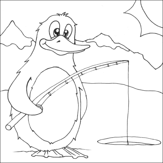 Coloring page: Penguin (Animals) #16921 - Free Printable Coloring Pages