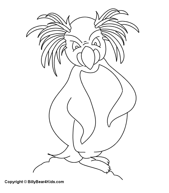 Coloring page: Penguin (Animals) #16926 - Free Printable Coloring Pages