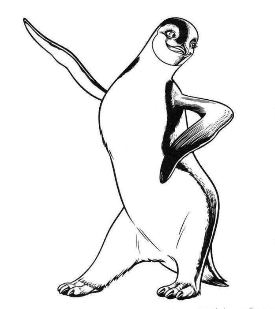 Coloring page: Penguin (Animals) #16948 - Free Printable Coloring Pages