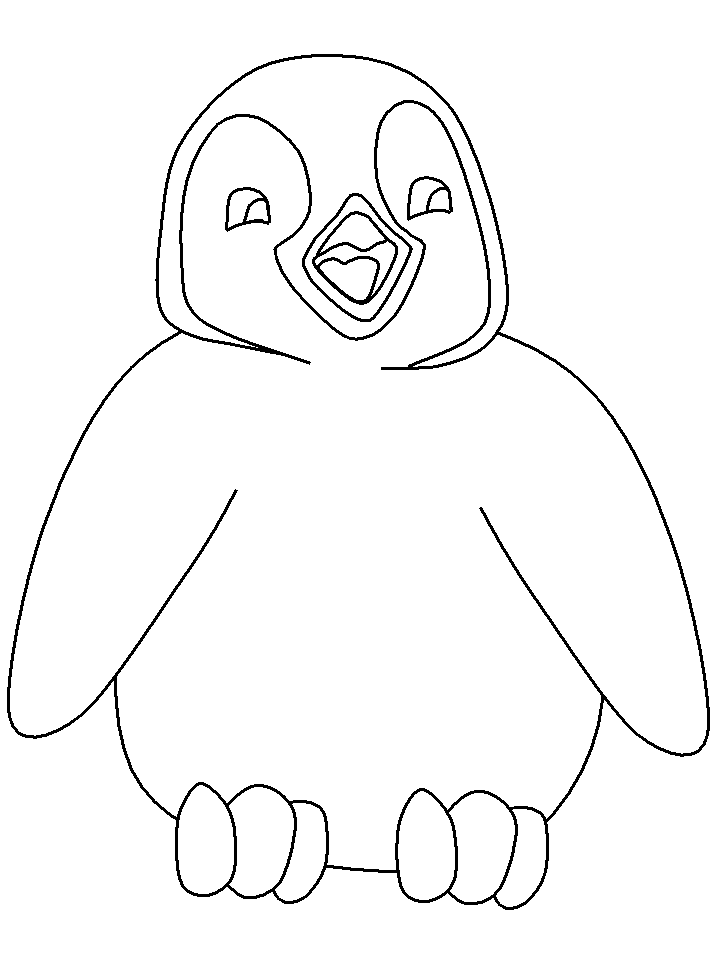 Coloring page: Penguin (Animals) #16964 - Free Printable Coloring Pages
