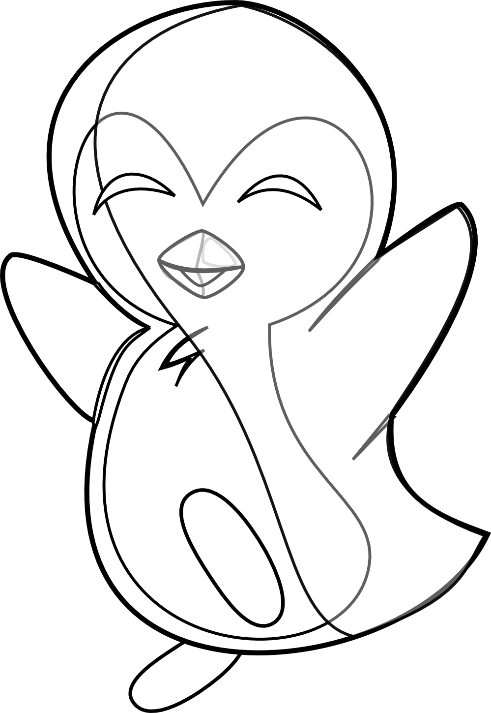 Coloring page: Penguin (Animals) #16981 - Free Printable Coloring Pages