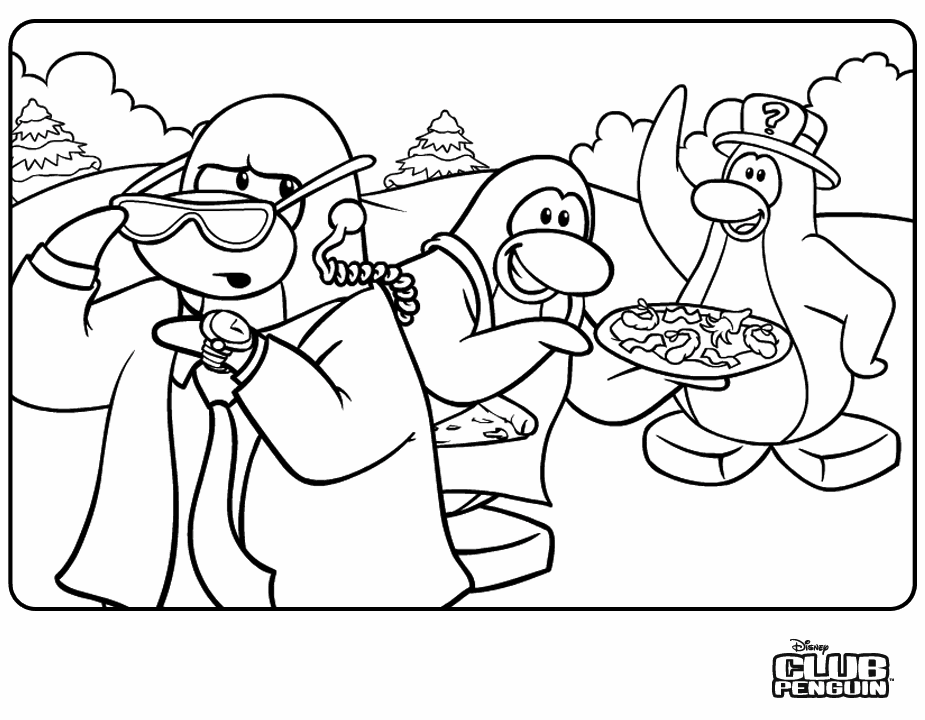 Coloring page: Penguin (Animals) #16982 - Free Printable Coloring Pages