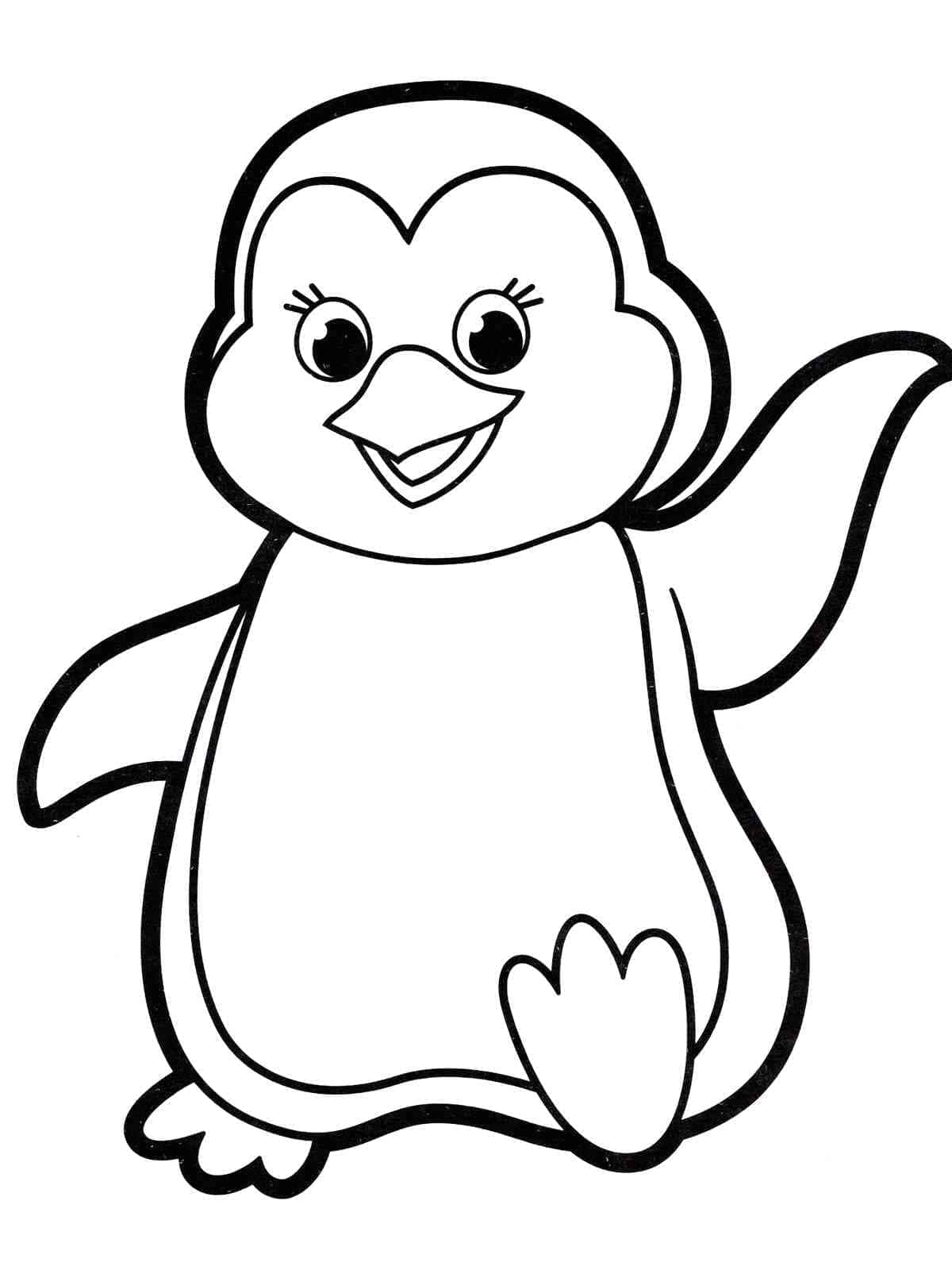 Free printable Penguin coloring page #186543 from Animals collection