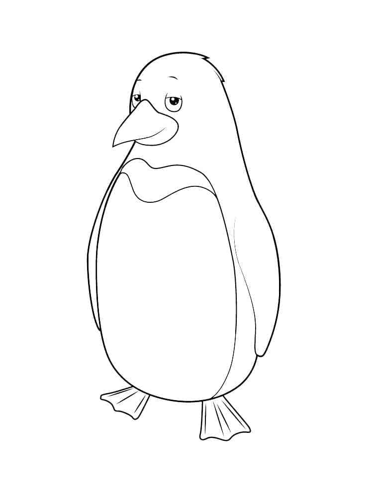 Free printable Penguin coloring page #186547 from Animals collection