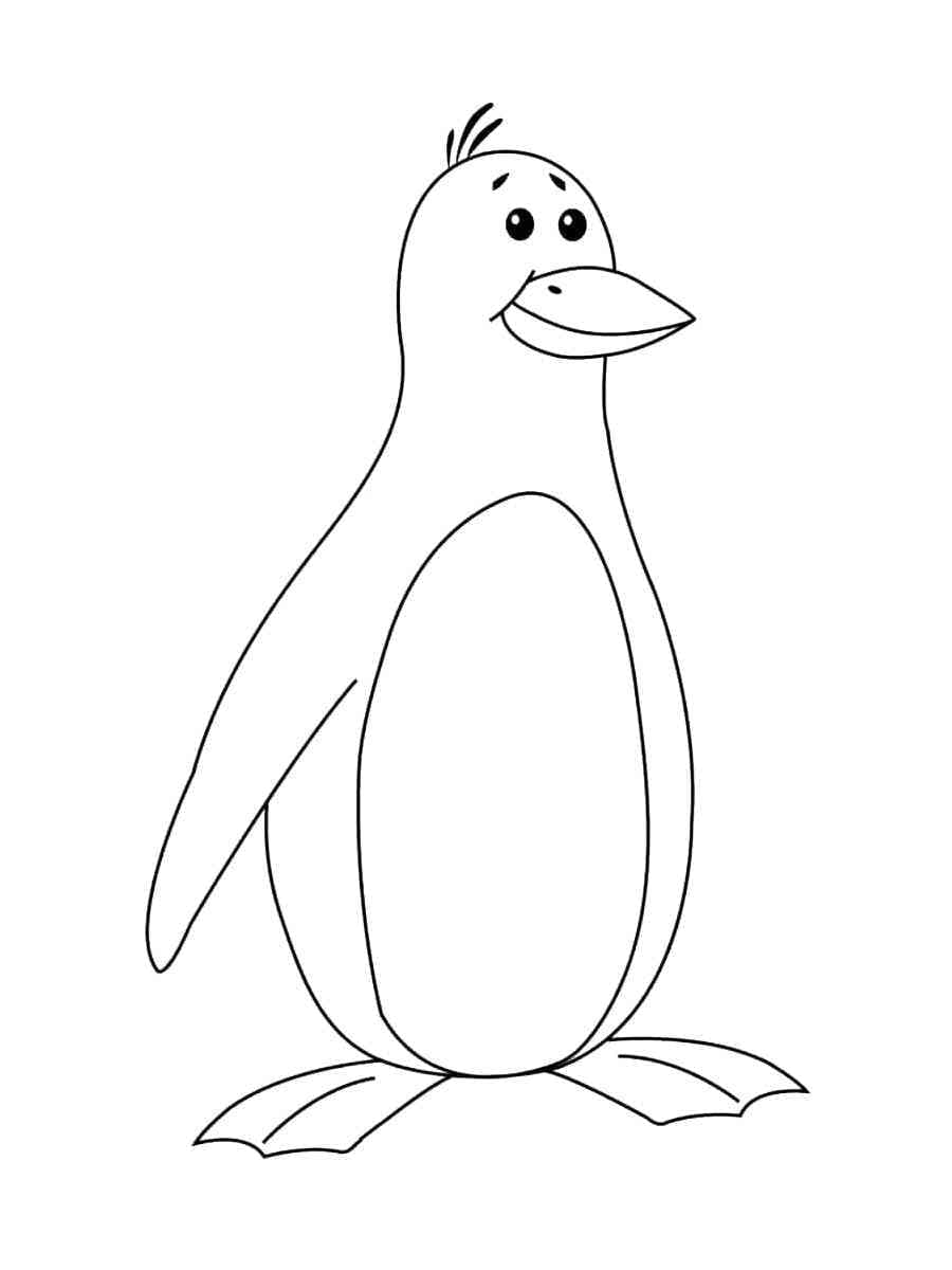 Free printable Penguin coloring page #186549 from Animals collection
