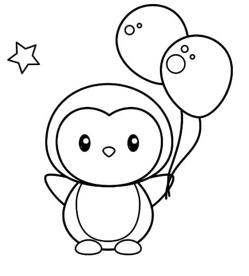 Free printable Penguin coloring page #186552 from Animals collection Free printable Penguin coloring page #186552 from Animals collection