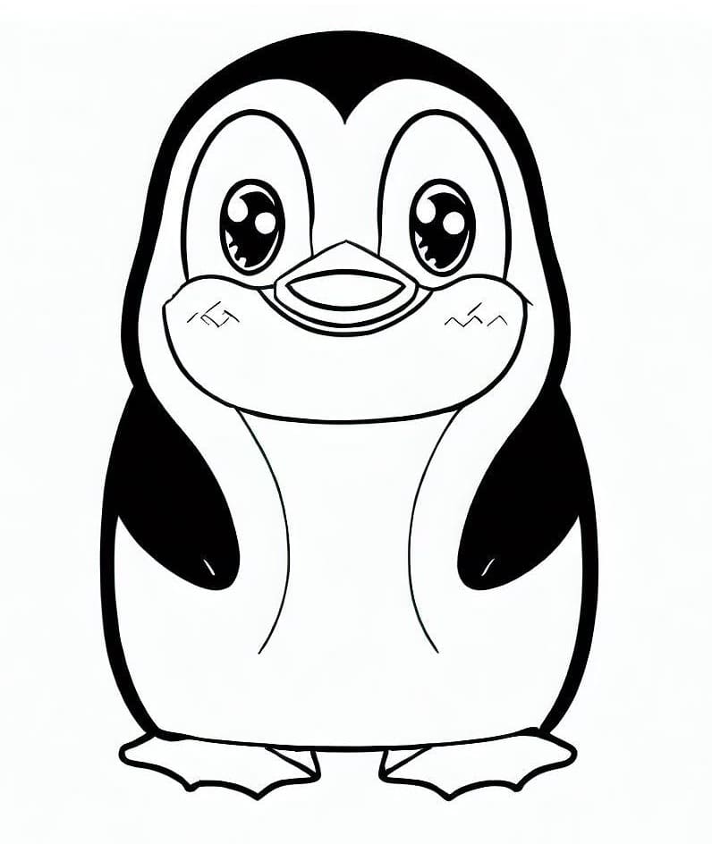 Free printable Penguin coloring page #186575 from Animals collection