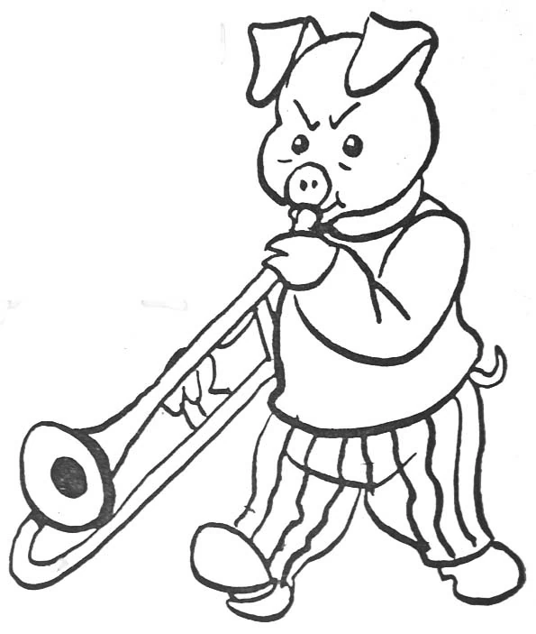 Free printable Pig coloring page #17796 from Animals collection Free printable Pig coloring page #17796 from Animals collection