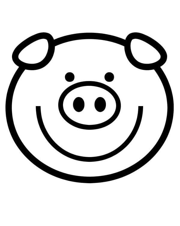 Free printable Pig coloring page #191204 from Animals collection