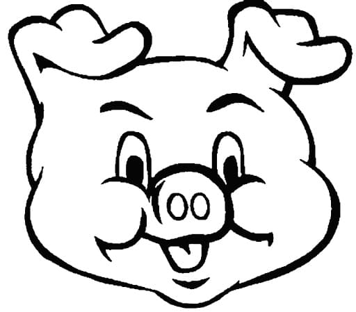 Free printable Pig coloring page #191205 from Animals collection