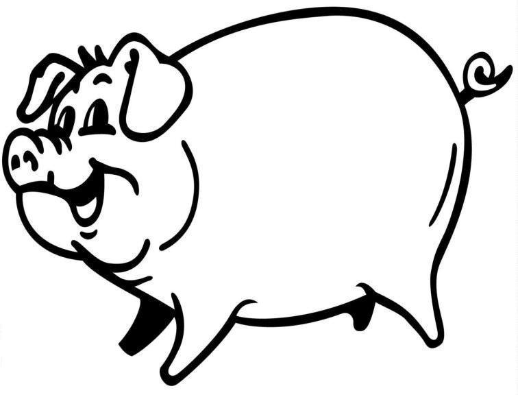 Coloring page: Pig (Animals) #3584 - Free Printable Coloring Pages