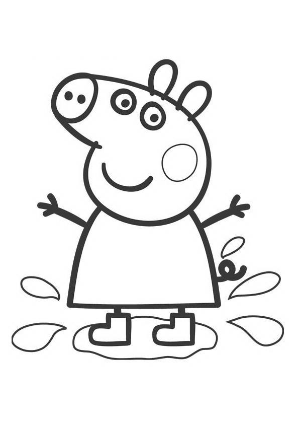 Coloring page: Pig (Animals) #3602 - Free Printable Coloring Pages