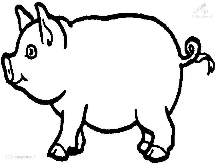 Coloring page: Pig (Animals) #3603 - Free Printable Coloring Pages
