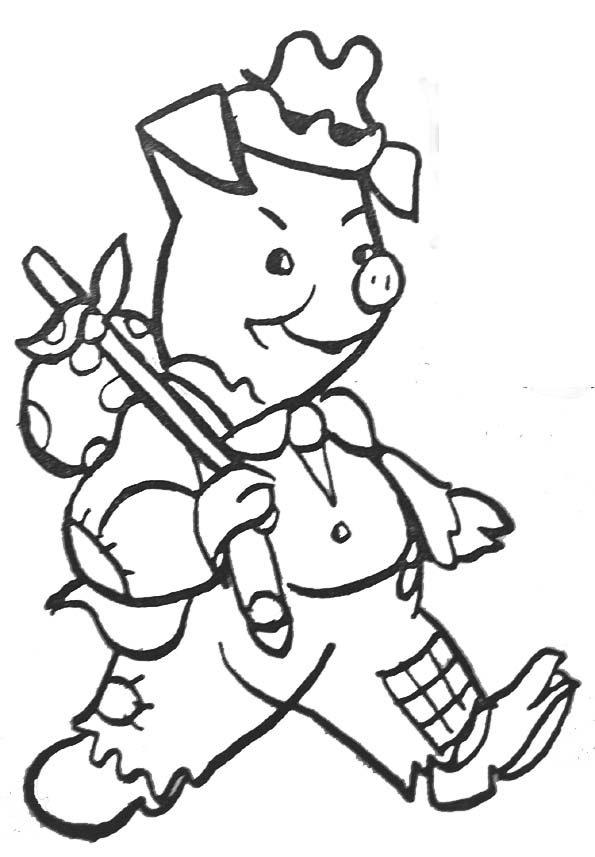 Coloring page: Pig (Animals) #3613 - Free Printable Coloring Pages