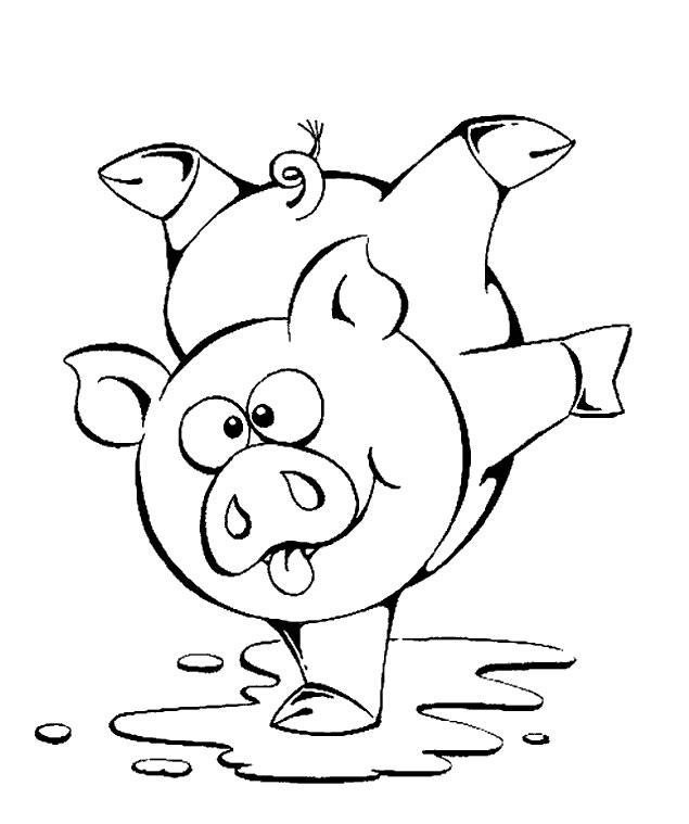 Coloring page: Pig (Animals) #3627 - Free Printable Coloring Pages