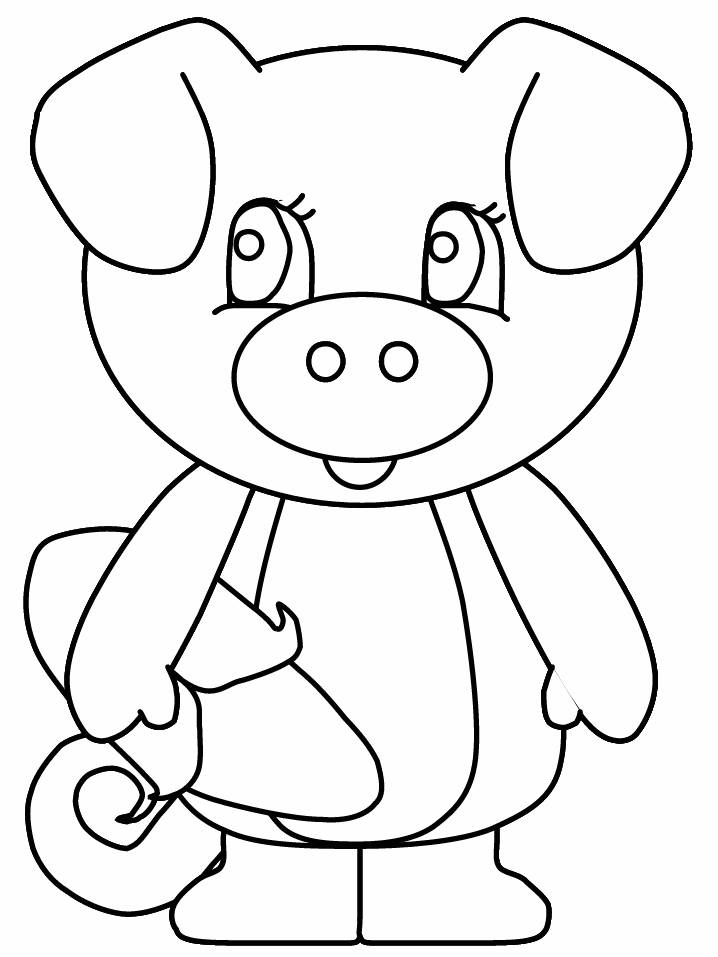 Coloring page: Pig (Animals) #3628 - Free Printable Coloring Pages