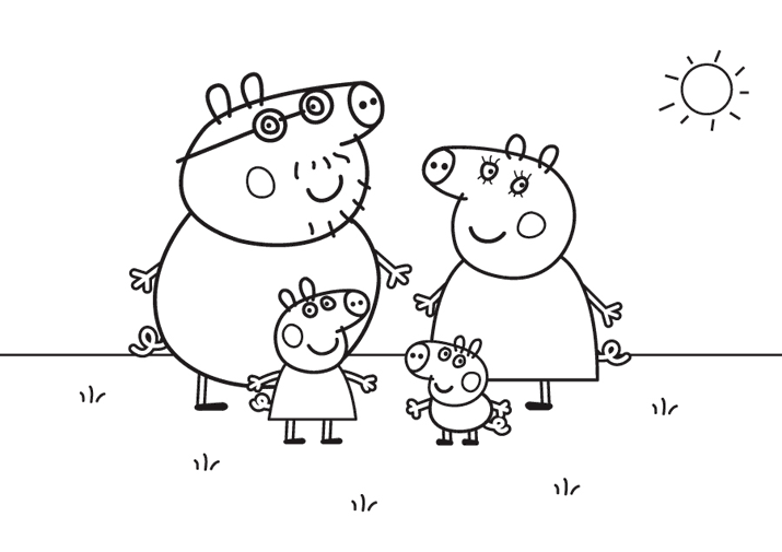 Coloring page: Pig (Animals) #3658 - Free Printable Coloring Pages