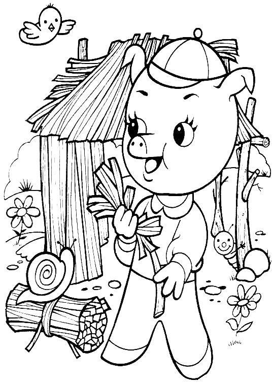 Coloring page: Pig (Animals) #3662 - Free Printable Coloring Pages