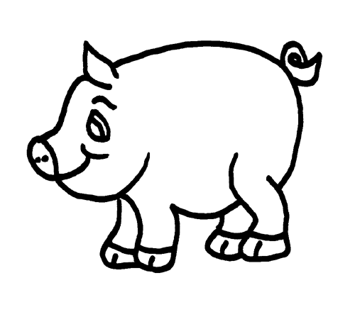 Coloring page: Pig (Animals) #3669 - Free Printable Coloring Pages