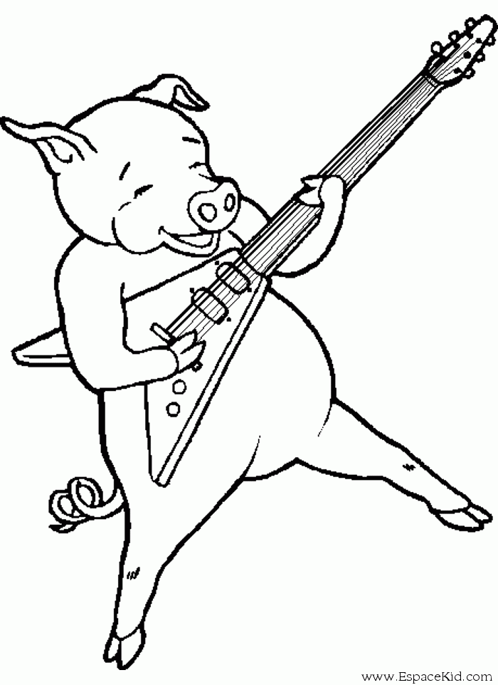 Coloring page: Pig (Animals) #3672 - Free Printable Coloring Pages