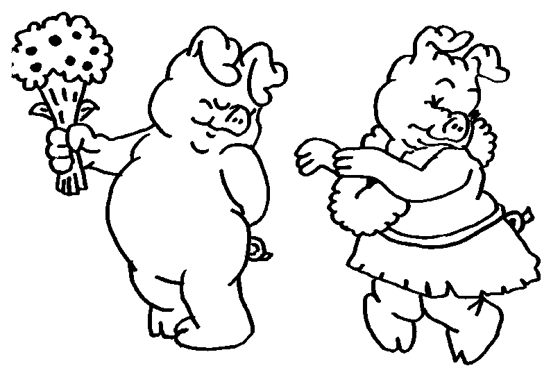 Coloring page: Pig (Animals) #3679 - Free Printable Coloring Pages