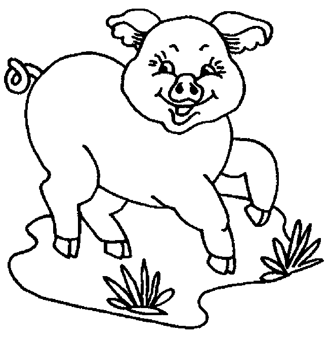 Coloring page: Pig (Animals) #3695 - Free Printable Coloring Pages