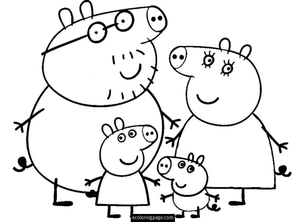 Coloring page: Pig (Animals) #3698 - Free Printable Coloring Pages