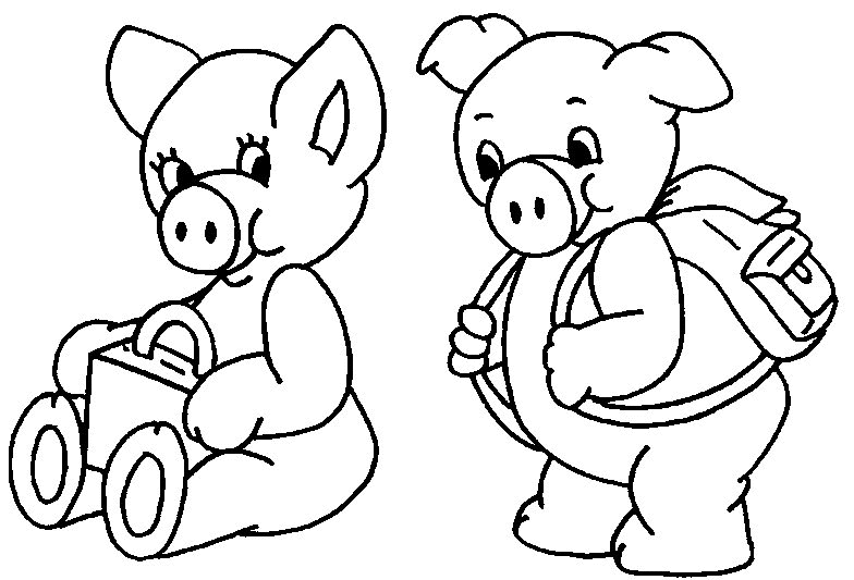 Coloring page: Pig (Animals) #3702 - Free Printable Coloring Pages