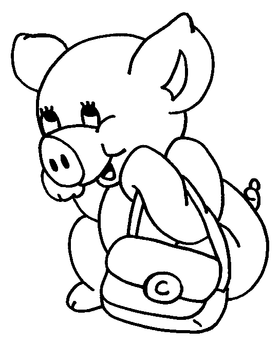 Coloring page: Pig (Animals) #3723 - Free Printable Coloring Pages