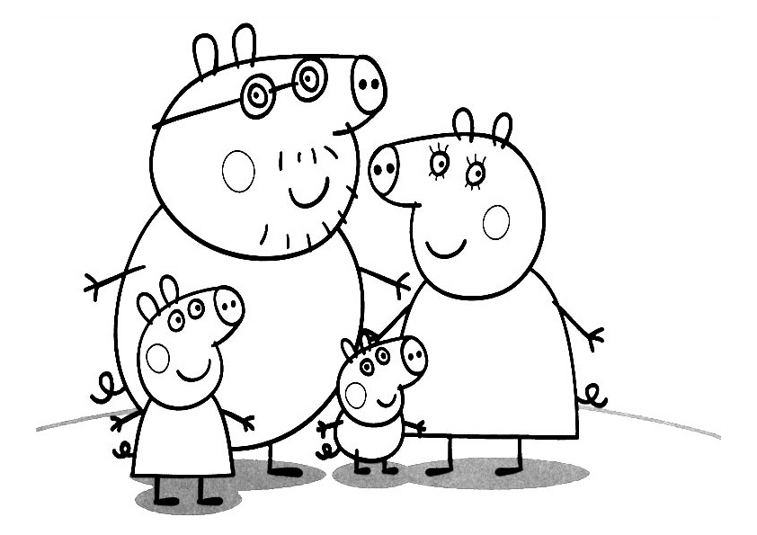 Coloring page: Pig (Animals) #3738 - Free Printable Coloring Pages
