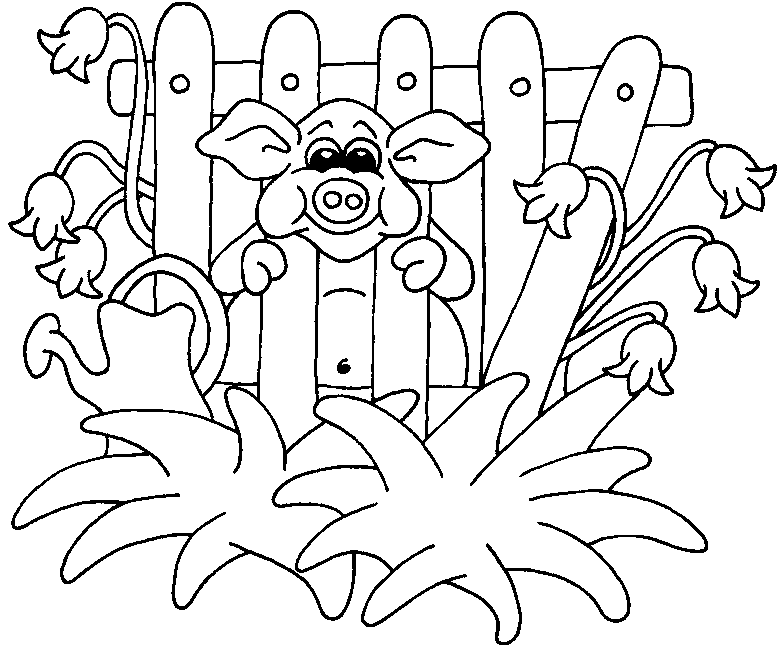 Coloring page: Pig (Animals) #3739 - Free Printable Coloring Pages