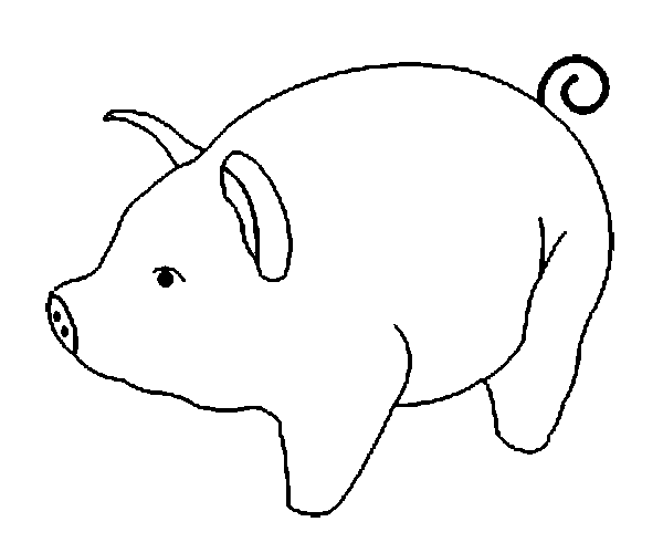 Coloring page: Pig (Animals) #3741 - Free Printable Coloring Pages