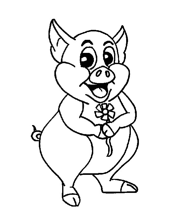 Coloring page: Pig (Animals) #3748 - Free Printable Coloring Pages