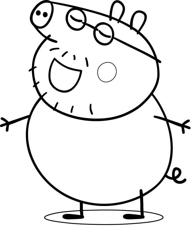 Coloring page: Pig (Animals) #3750 - Free Printable Coloring Pages