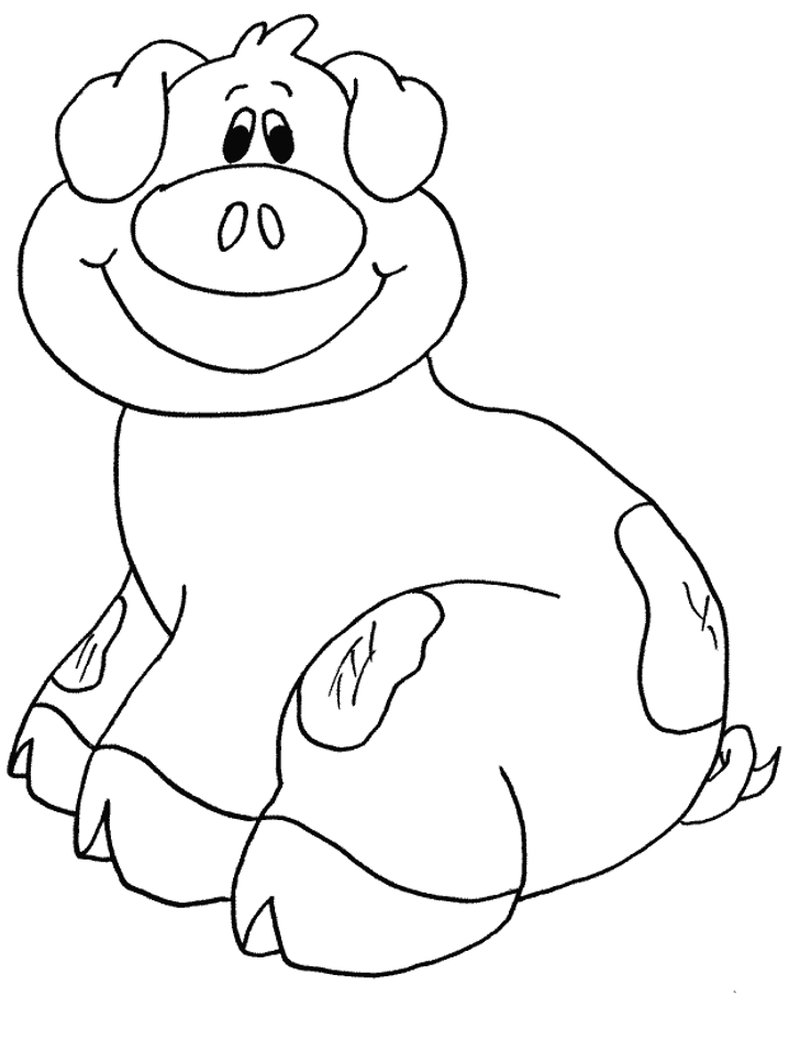 Coloring page: Pig (Animals) #3767 - Free Printable Coloring Pages
