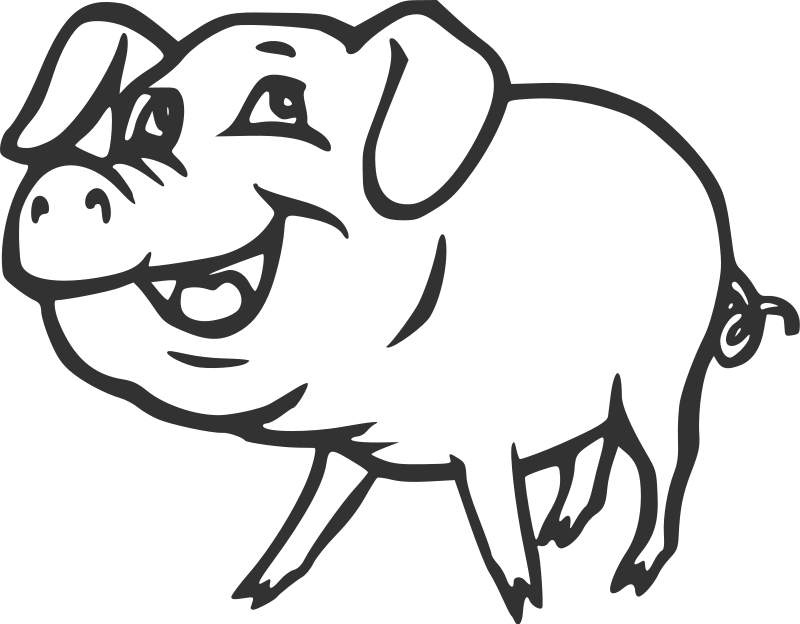 Coloring page: Pig (Animals) #3769 - Free Printable Coloring Pages