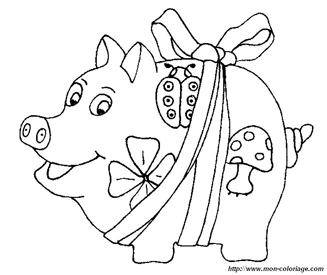 Coloring page: Pig (Animals) #3781 - Free Printable Coloring Pages
