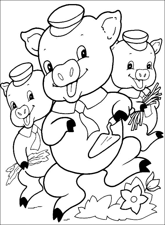 Coloring page: Pig (Animals) #3782 - Free Printable Coloring Pages