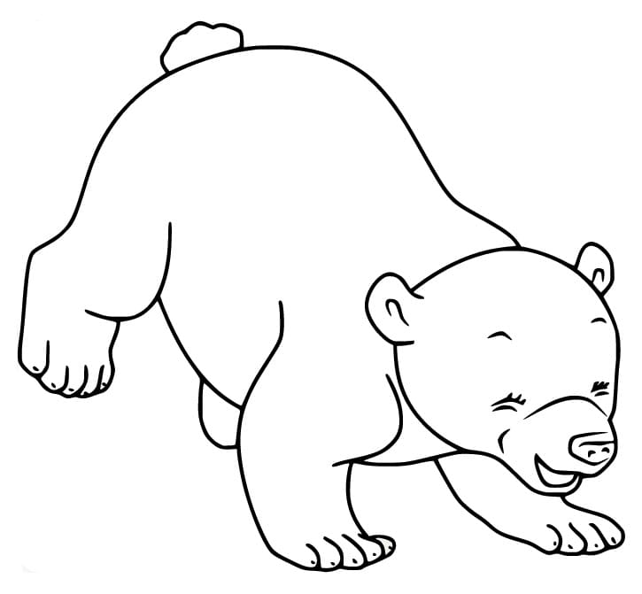 Free printable Polar Bear coloring page #201224 from Animals collection