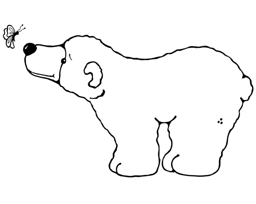 Free printable Polar Bear coloring page #201250 from Animals collection Free printable Polar Bear coloring page #201250 from Animals collection