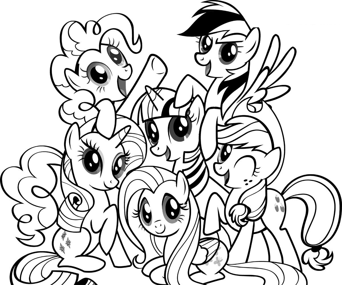 Coloring page: Pony (Animals) #17825 - Free Printable Coloring Pages