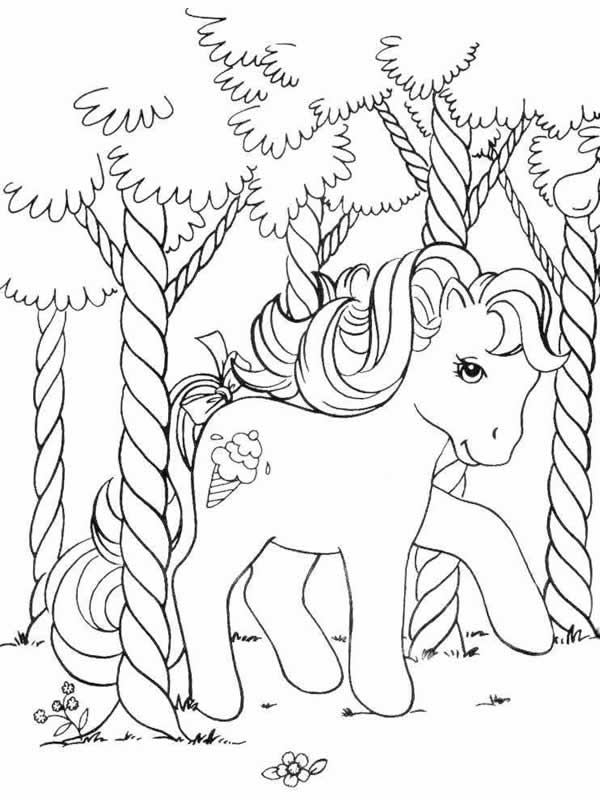 Coloring page: Pony (Animals) #17828 - Free Printable Coloring Pages