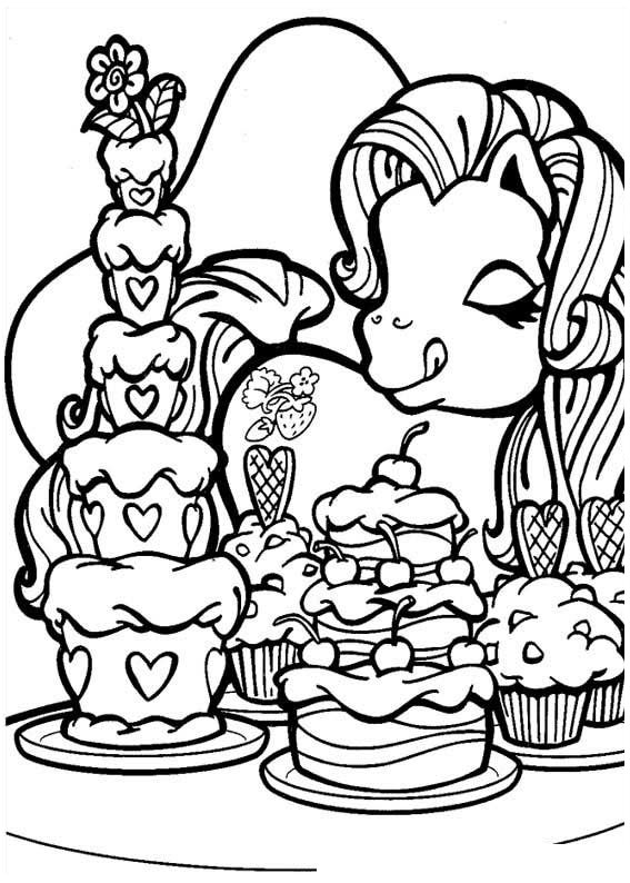 Coloring page: Pony (Animals) #17835 - Free Printable Coloring Pages