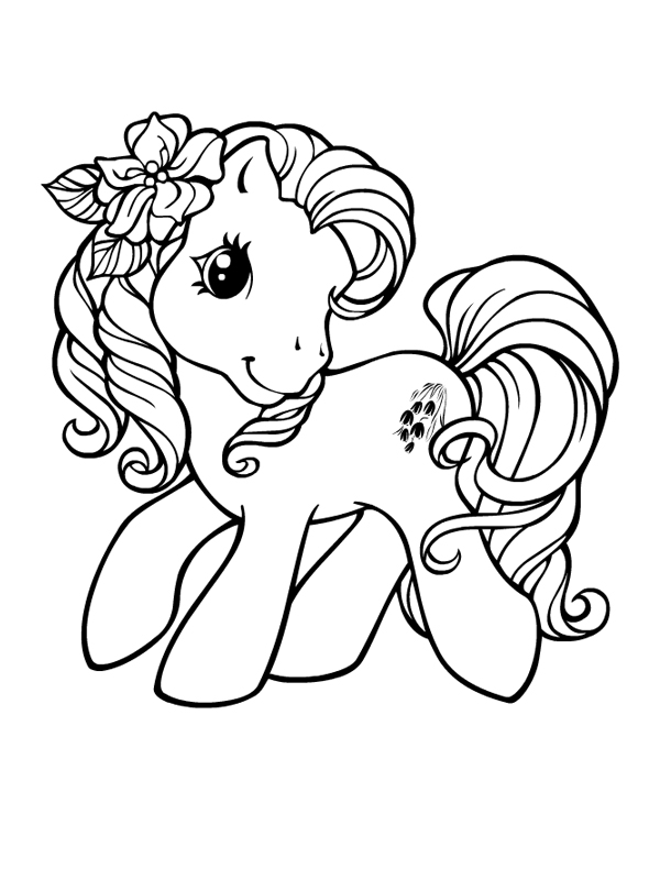 Coloring page: Pony (Animals) #17837 - Free Printable Coloring Pages
