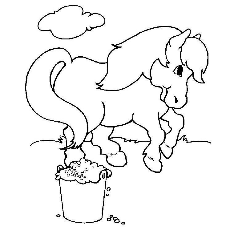 Coloring page: Pony (Animals) #17841 - Free Printable Coloring Pages