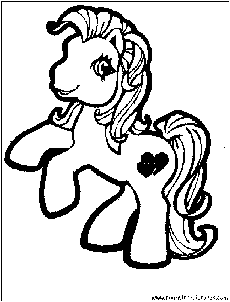 Coloring page: Pony (Animals) #17844 - Free Printable Coloring Pages