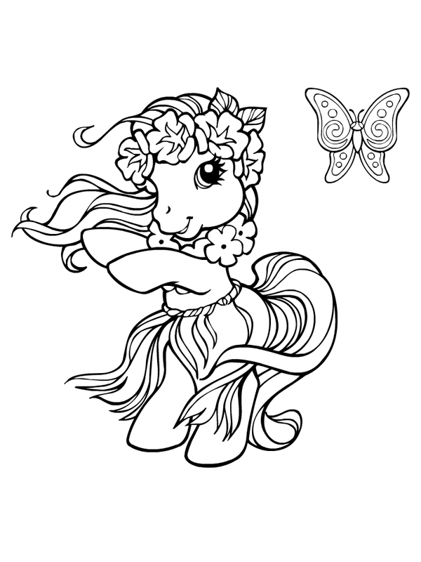 Coloring page: Pony (Animals) #17847 - Free Printable Coloring Pages