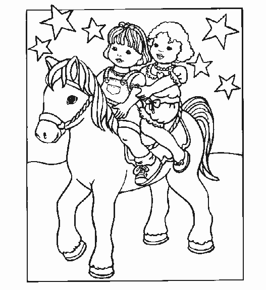 Coloring page: Pony (Animals) #17859 - Free Printable Coloring Pages